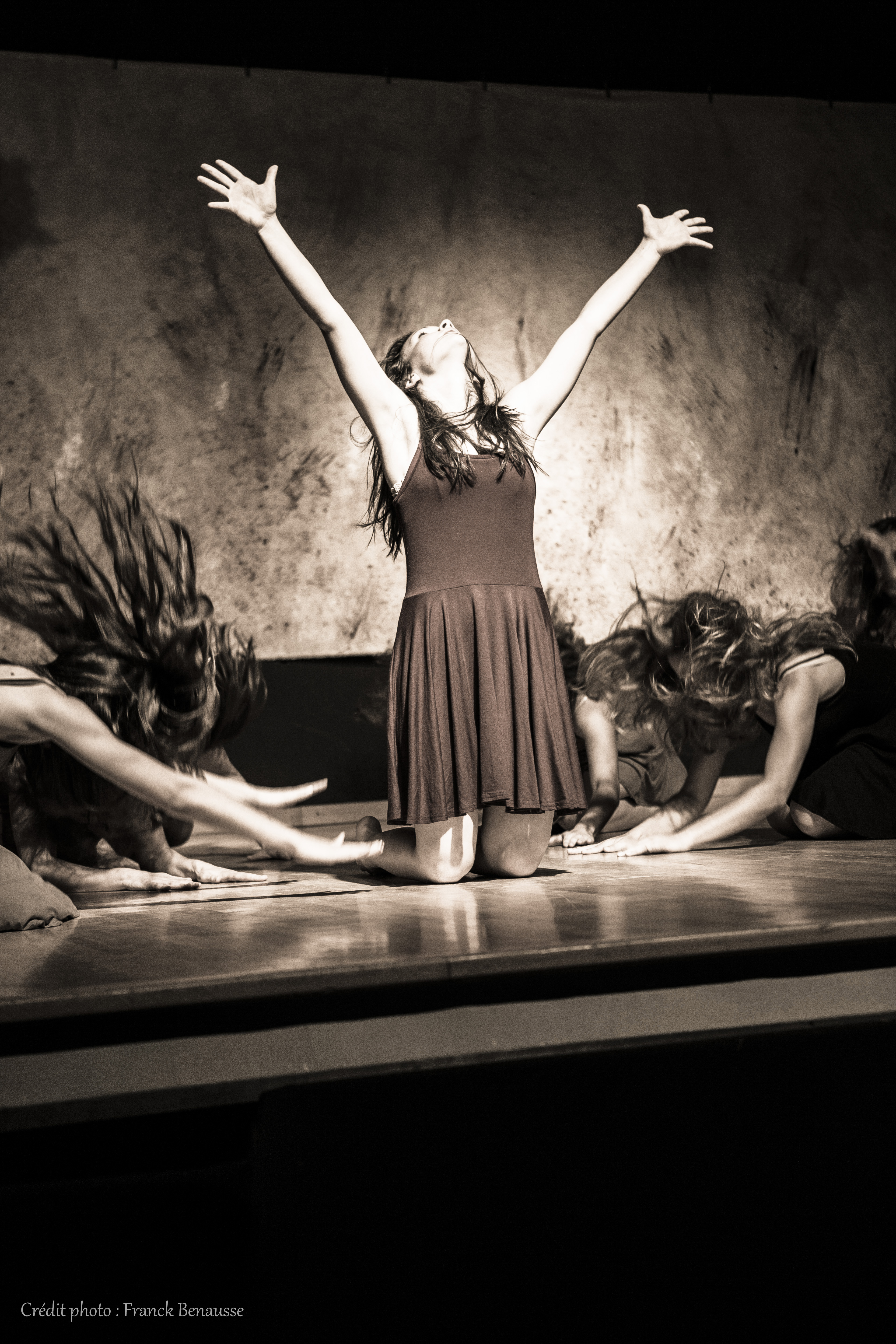 Photo de danseuse en atelier choregraphie